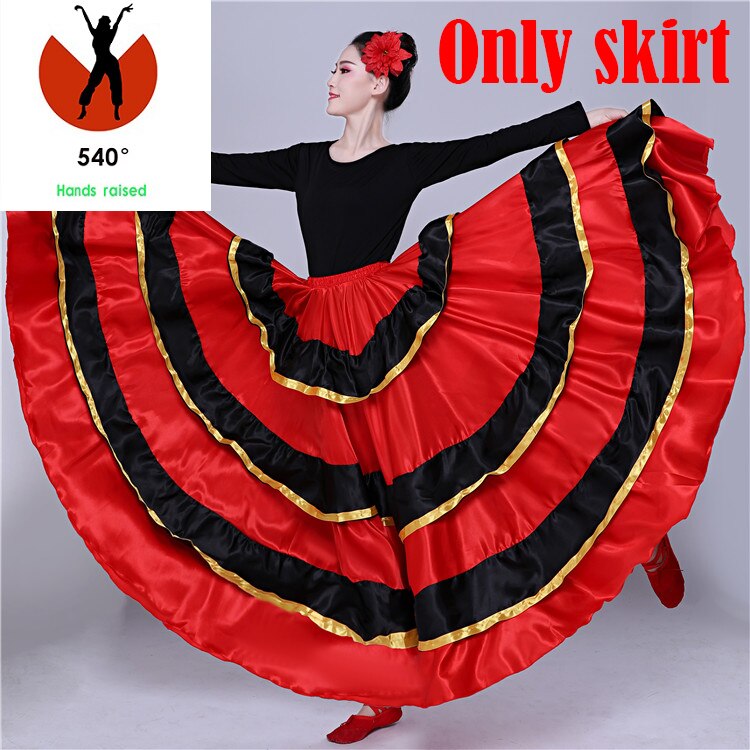 Neue Spanisch Flamenco Felsen Stierkampf Bauchtanz Kleid Kostümich Bühne Leistung Party verrotten Felsen Frauen Weibliche Kleidung DL5157: 540 Grad