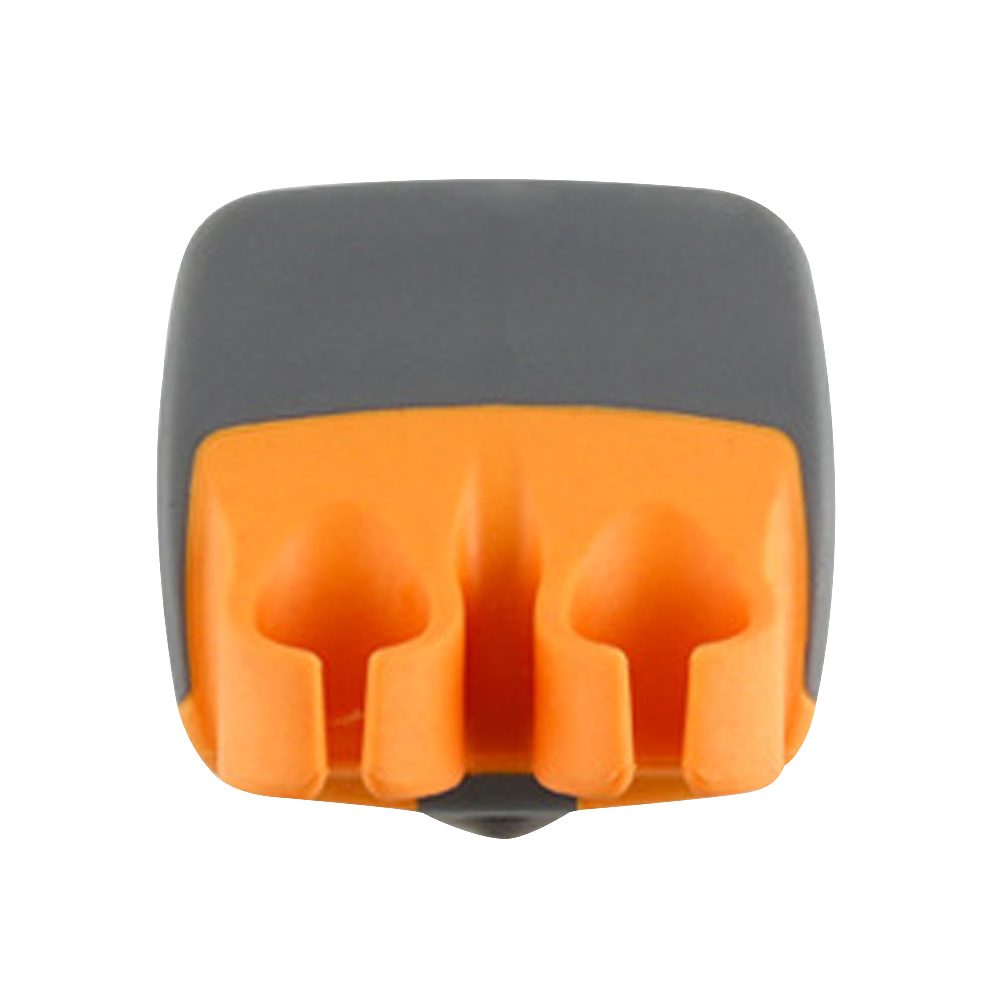 Stainless Steel Sharp Blade Finger Fruit Vegetables Peeler Gadget Slicer Kitchen Finger Protectiver Sharp Blade Finger Peeler: Orrange