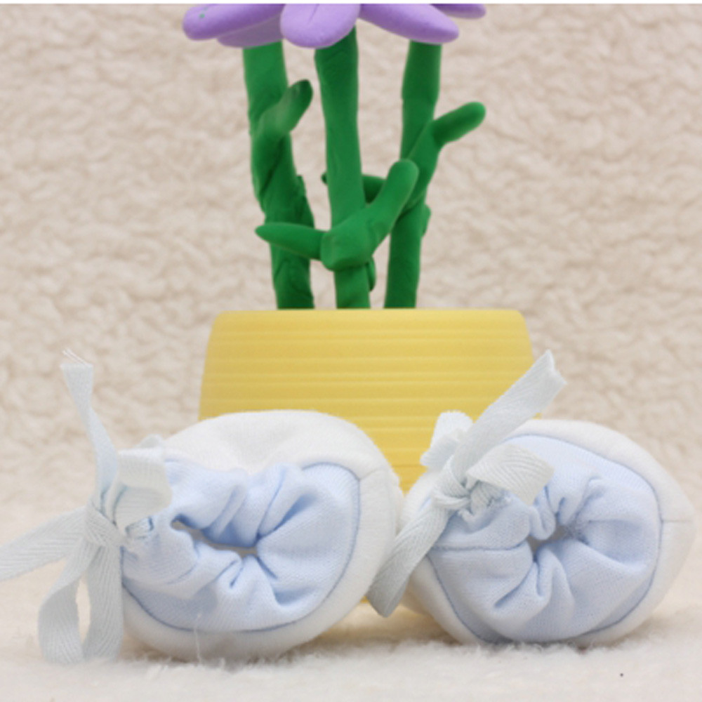 1 Pairs Cute Baby Infant Anti Scratch Mittens Soft Newborn Rope Gloves