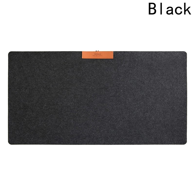 Office Accessories Computer Desk Mat Non-slip Wool Felt Laptop Cushion Desk Mat Modern Table Keyboard Mouse Pad Large Gamer Mat