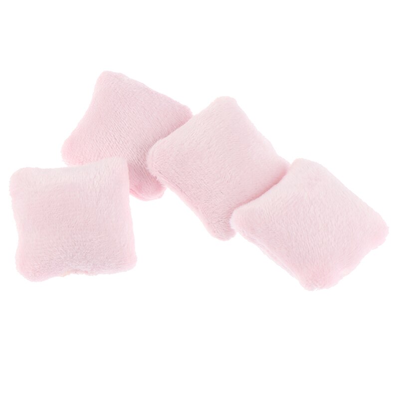 4Pcs/Set 1/12 Dollhouse Miniature Pillow Cushions For Sofa Couch Bed Furniture Toys Without Sofa Chair