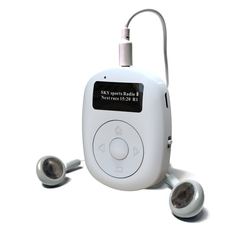 Mini Sports DAB Digital Radio, FM Radio, Bluetooth Playback, Portable MP3 Player, White Noise: Default Title