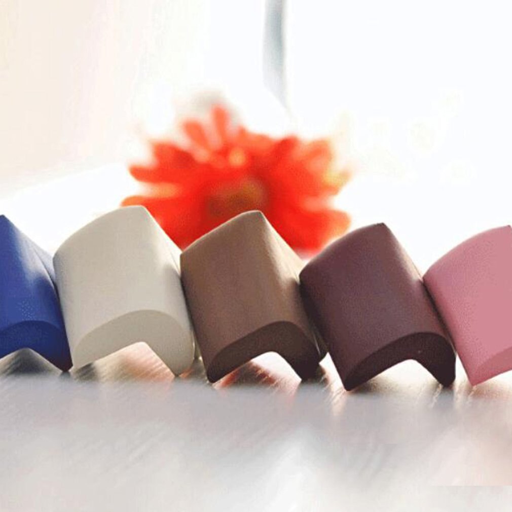 4PCS/Set Baby Safety Corner Protection Silicone Protector Furniture Corners Angle Edge Protection Child Safety Corner Protector