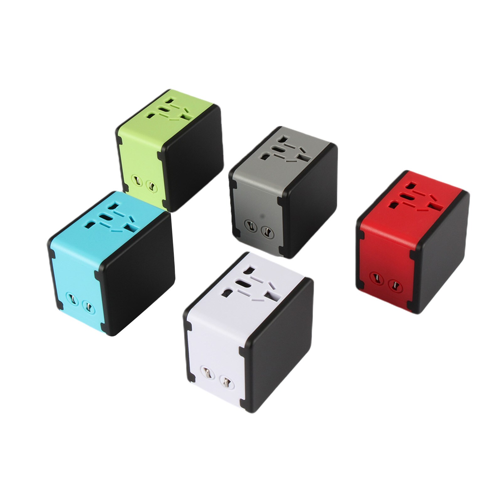Newest USB Socket Adapter Multi-Purpose Switcher, Power Supply EU AU US UK Plug Hotel Phone Laptop Charger