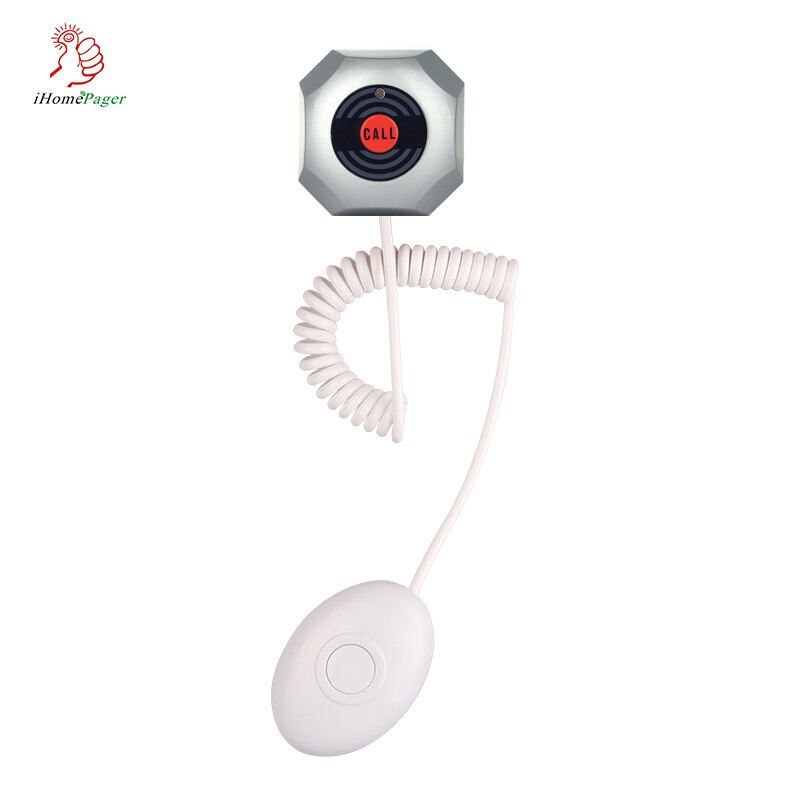 Bouton d'appel de soins infirmiers sans fil, le Patient appelle le bouton d'appel d'infirmière, bouton d'appel d'urgence avec la prise de main imperméable amovible de Base