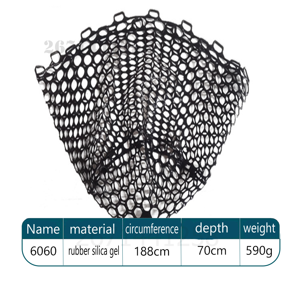 30/50/60/70cm Depth Mesh Landing Net Silicone Fish... Grandado 30/50/60/70cm Depth Mesh Landing Net Silicone Fish... Grandado