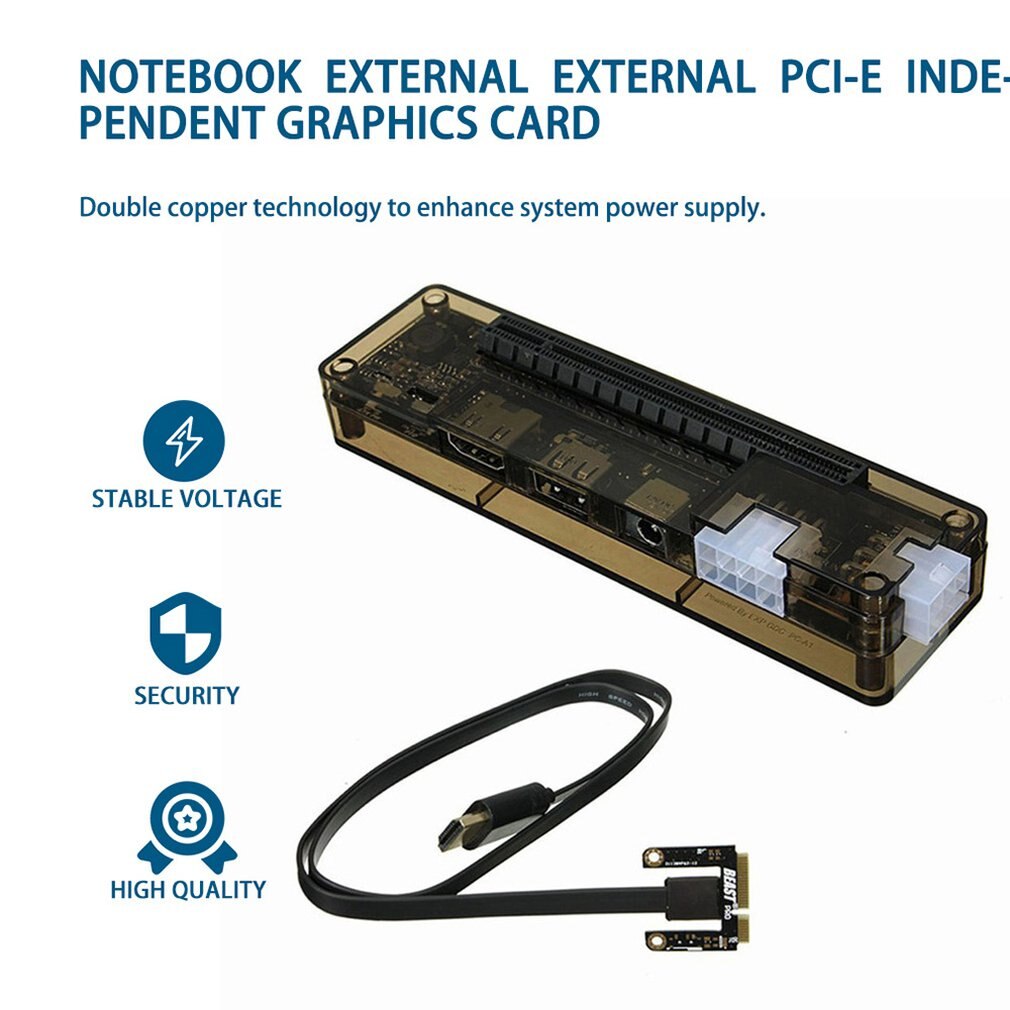 Beast-ordenador portátil V8.0 EXP GDC, base de tarjeta de vídeo independiente externa, Mini tarjeta gráfica PCI-E para Notebook
