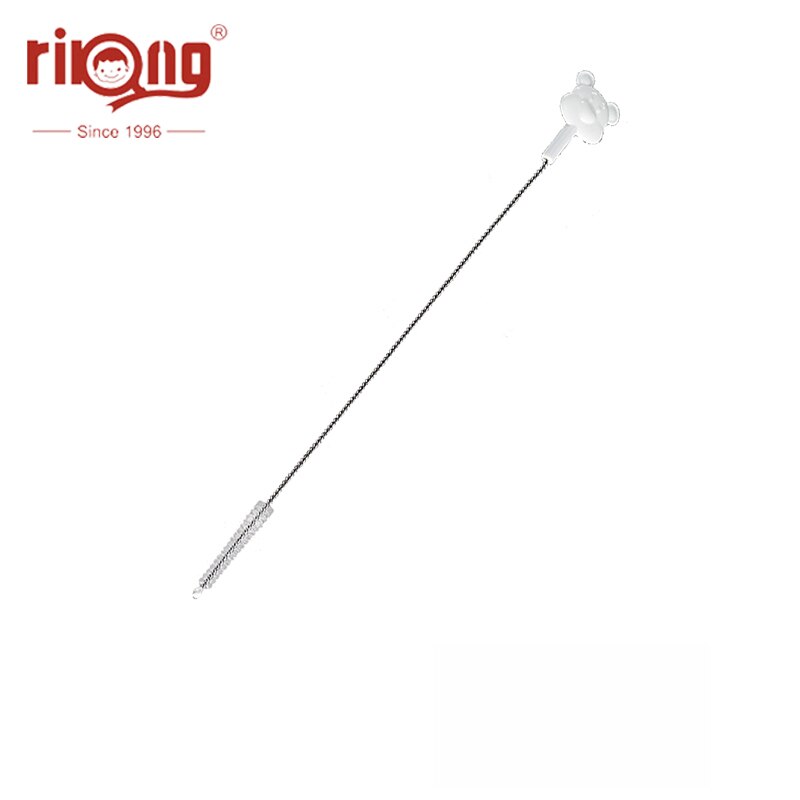 Cepillo Rikang para biberones, cepillo de limpieza de paja, biberón de acero inoxidable, Pajita para beber, biberones, cepillos, limpiador