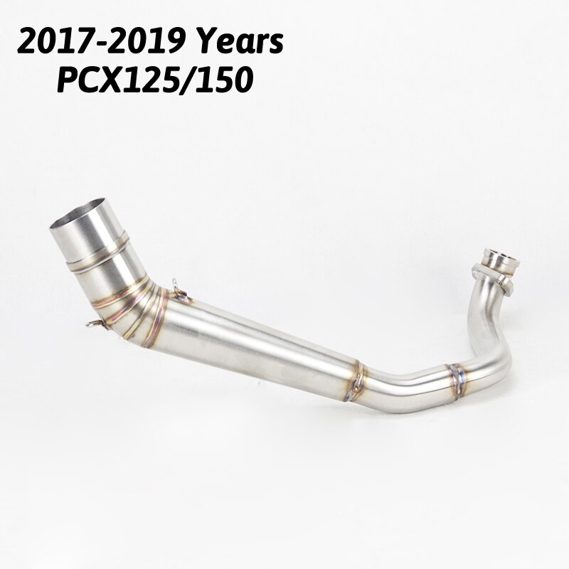 Slip On For Honda PCX 125 PCX 150 PCX125 - Motorcycle Exhaust Modified Front Connection Mid Link Pipe: D