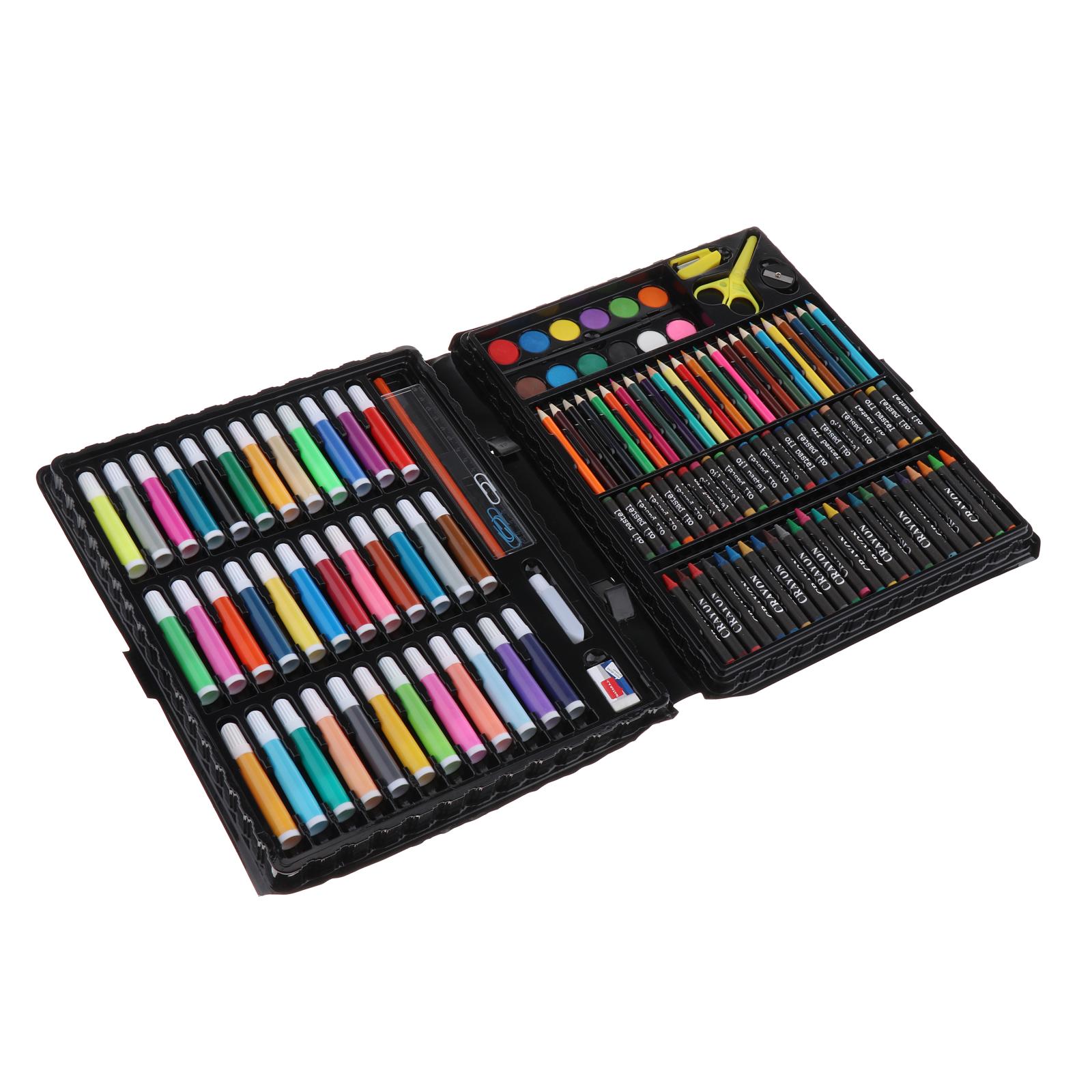 Drawing Painting Art Sets for Children Girls Boys 150 Piece Portable for Travel Use