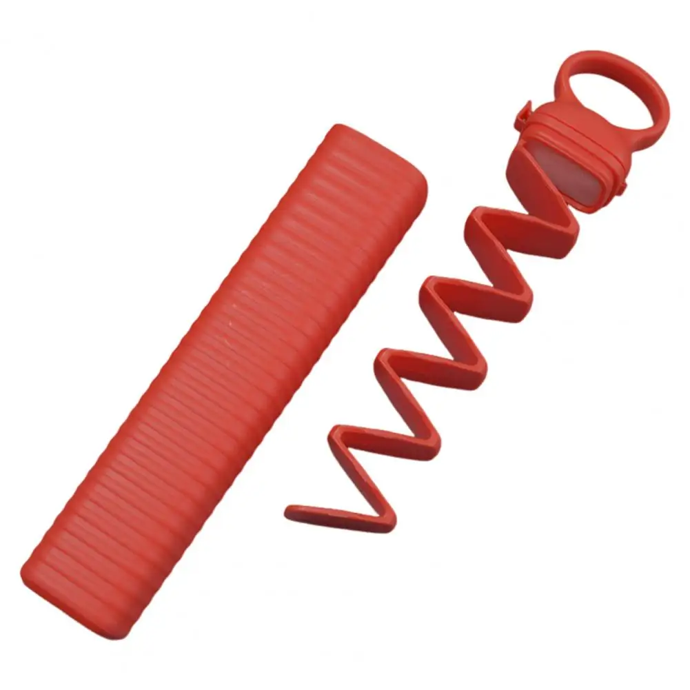 Ice Mold Press-type Ice Lattice Reusable Easy-press Ice Cube Tray with Lid Mini for Freezer Kitchen Supplies: Red