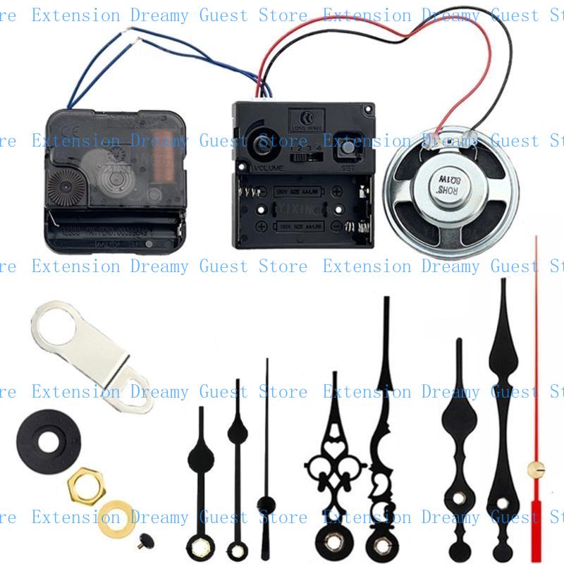 652F Quartzs Clock Movement Set Battery Operated Replacement Part for Wall Clocks Crafting Projects Repair Part J0063+026+005