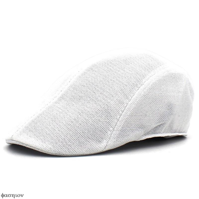 Western Style Classic Irish Flat Ivy Cap Tweed Newsboy Cap For Men Dark Grey Khaki Retro Cap For Men And Women: HT6572WT