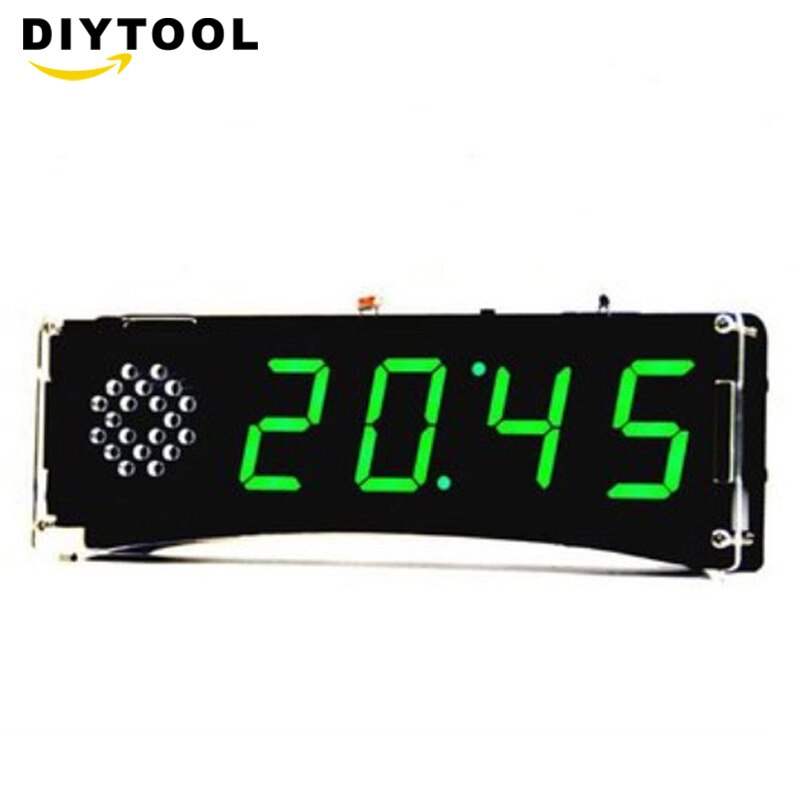 YD-030 Digital LED Clock Kit Speech Version of Digital Electronic Clock Time Display Clock Suite