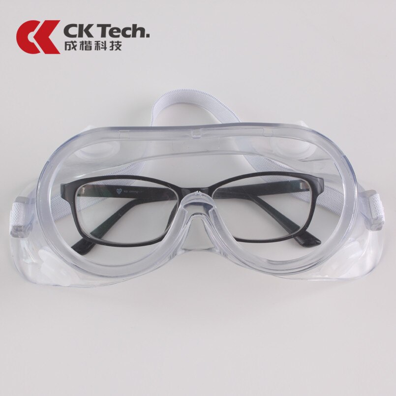 CK Tech.Safety Goggle Glasses Transparent Anti-shock Dust-proof Sand-proof Glasses Clear Protective Worker Eye Protect