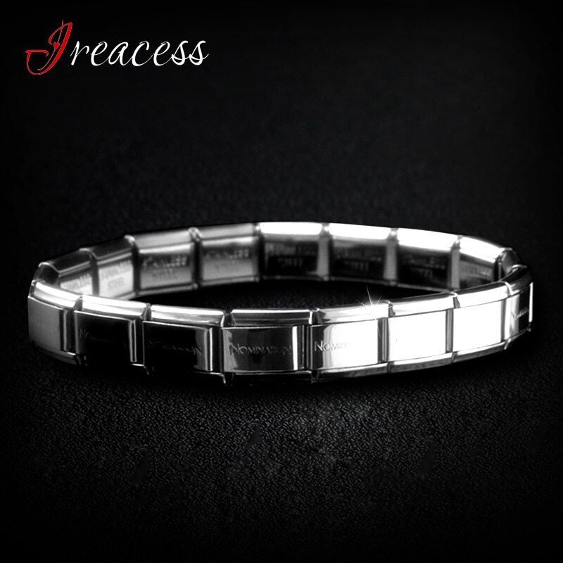 Stainless Steel Charm Bracelets For Women men Black Blue Gold Silver Jewelry body Bracelet & Bangle