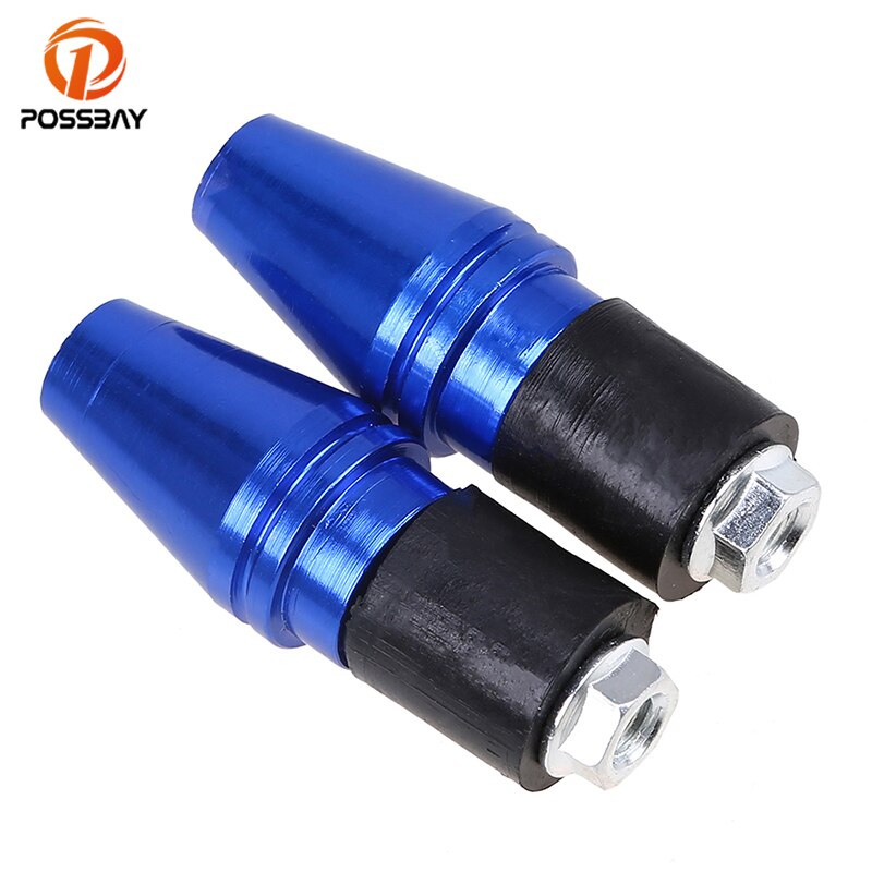 POSSBAY 22mm Motorcycle Handle Bar End Plug Grip Eindigt Caps voor 7/8 "Stuur Motor Stuur Grips Ends Bar