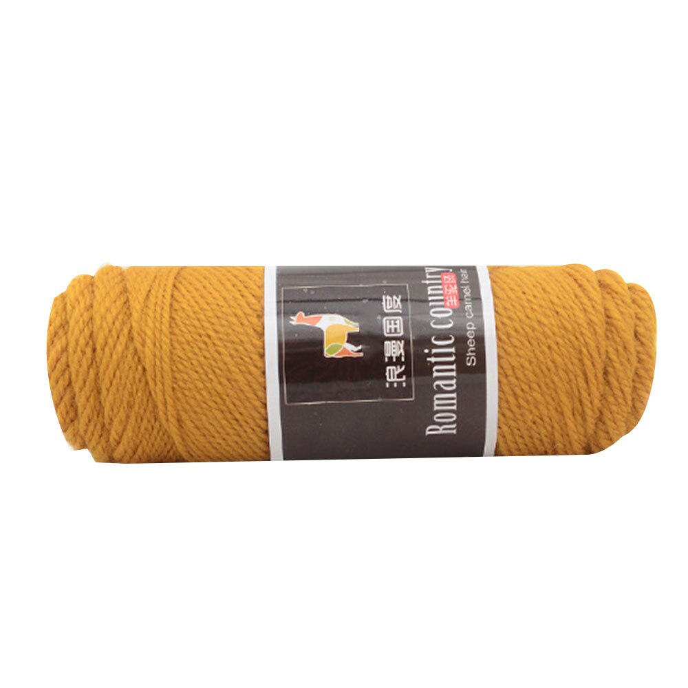 15 Colors Alpaca Wool Soft Crochet Worsted Yarn Thread For Knitting Scarves Gloves Hand Knitting Alpaca Wool: 10 ginger 
