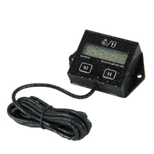 Tiny Tach Digital Hour Meter Tachometer For Marine Spark Mower Engine Motor