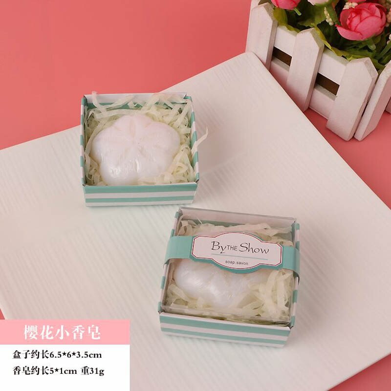 20 Stks/partij Mini Handgemaakte Geurende Zeep Voor Bruiloft Gunst En Baby Douche Bruiloft Souvenirs Baden Zeep: ying hua