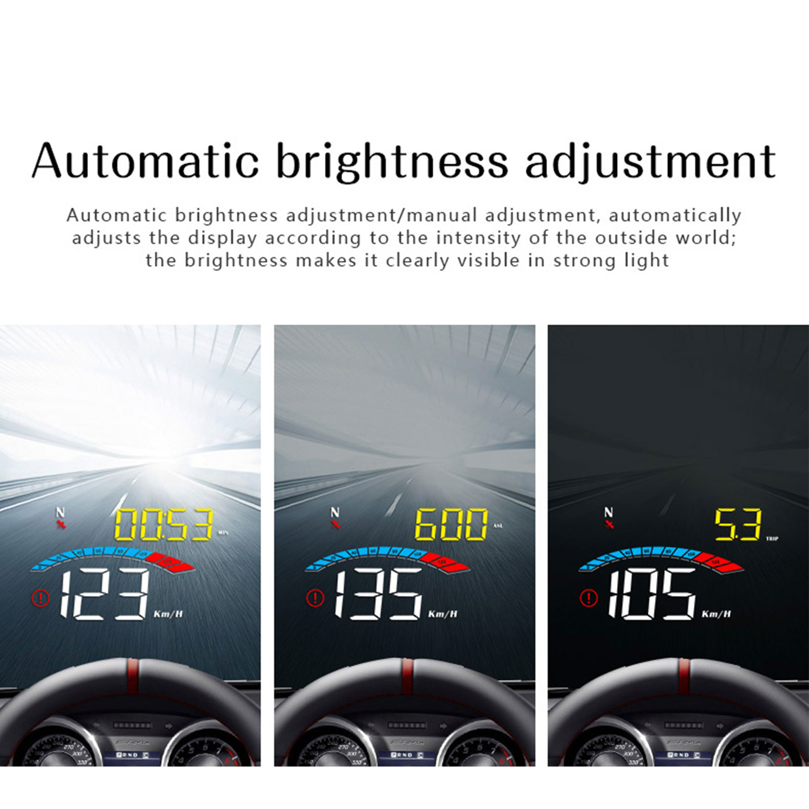 Universal Car Head Up Display GPS Speedometer Car Windscreen Speed Projector KMH/KPM For Bmw E40 X5