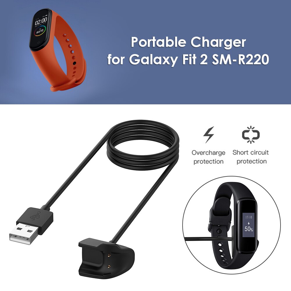 Câble de chargement USB, pour Samsung Galaxy Fit 2 SM-R220 SM-R220, cordon d'alimentation, station de charge