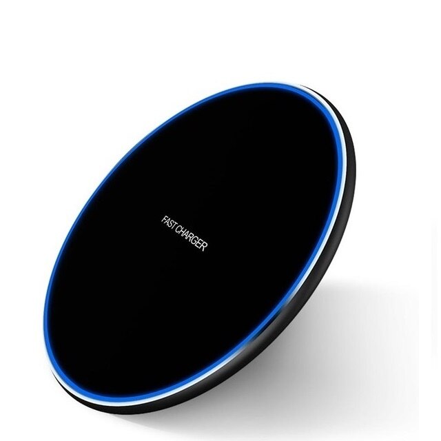 Fdgao 15w qi kabelloses ladepad mit schnellladefunktion für iphone 12, 11 pro, xs max,  x 8 samsung  s21 s20 s10 s9.: Schwarz