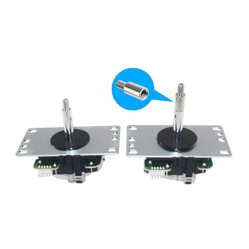 Joystick pour Arcade SANWA, 8 pièces, tige d'extension 15mm, axe