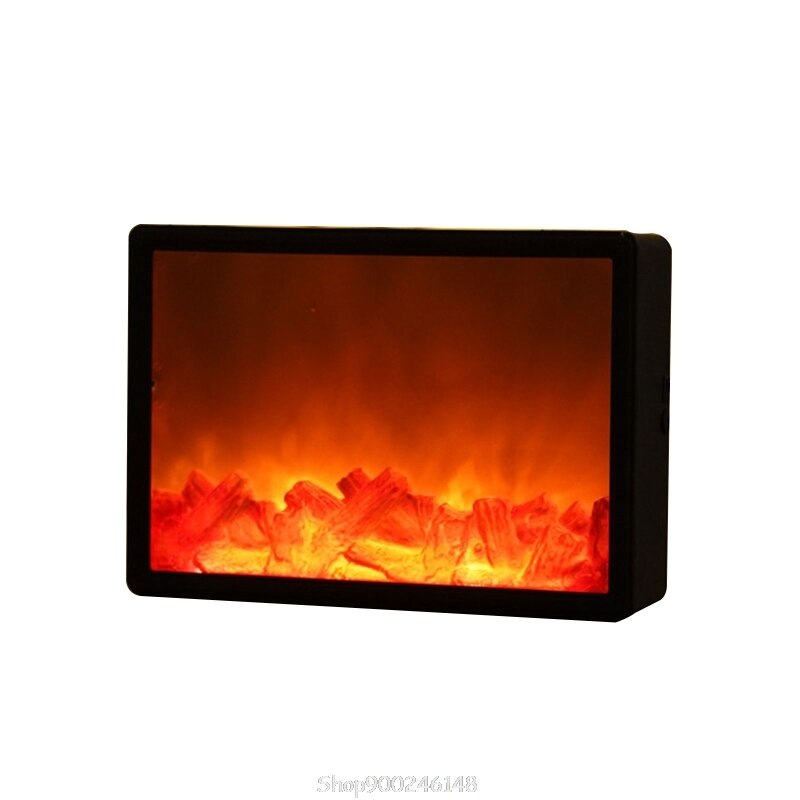 2800lm vintage ledet simuleret pejs stearinlys flamme lys hængende lys natlampe retro lanterne usb batteristrøm  o21: 11 ag 201079- b