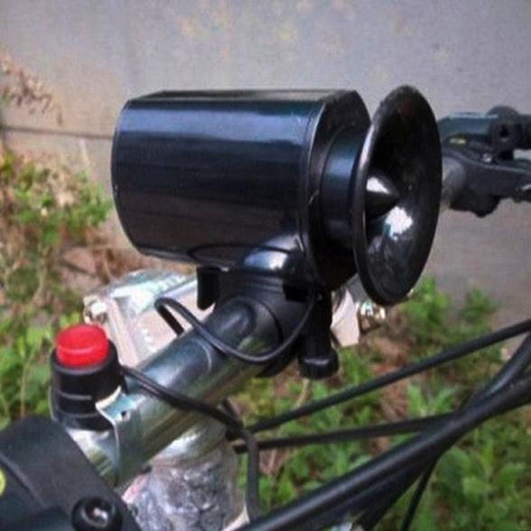 Vandtæt sort 6 lyde ultra-høj elektronisk cykel bjelle cykel horn sirene høj