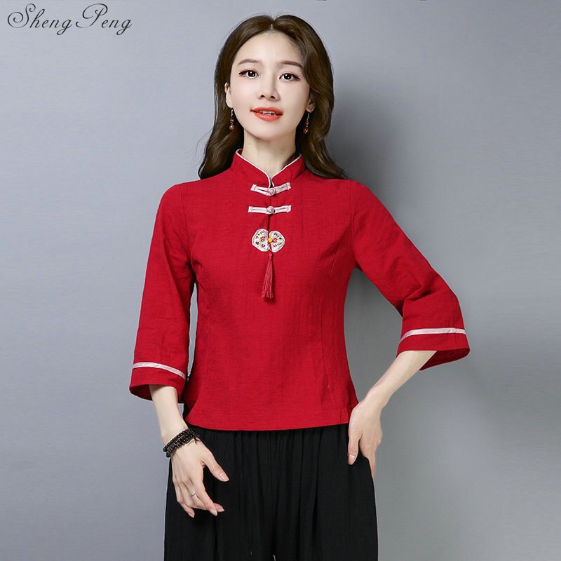 neue Traditionelle chinesische kleidung Seetang anzug cheongsam oben damen elegante Orientalischen frauen Spitzen G149