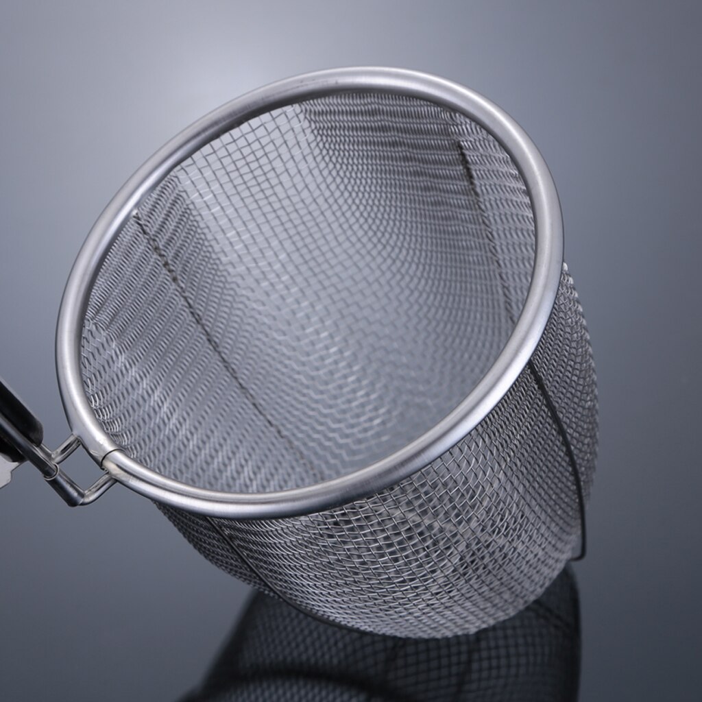 Vergiet Pollepel Pasta Soep Pot Roestvrij Staal Bbq Grill Koken Tool Voor Frituren, Spaghetti, noodle Vet Olie Vet
