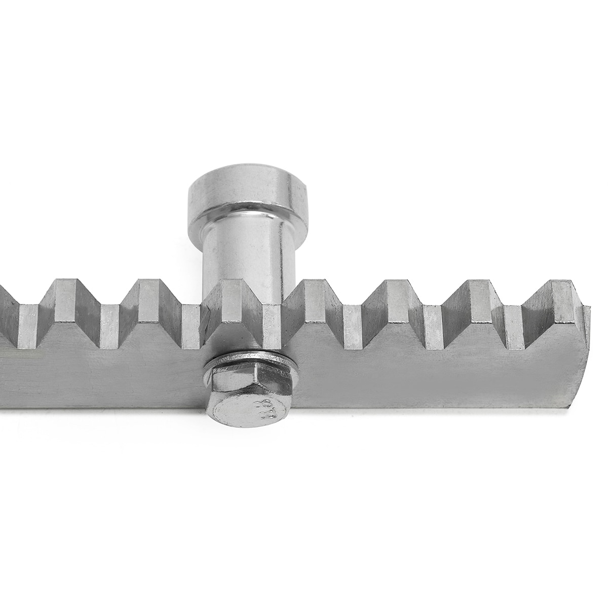 Puerta corredera de Motor, carril de engranaje de acero galvanizado, 1 metro, 8mm por pieza