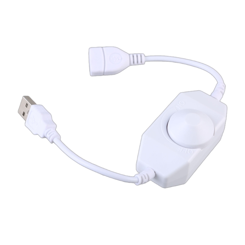 USB LED Knob Dimmer DC5V Ribbon Brightness Adjustable Switches Controller Connectors For LED Strips Light USB Fan