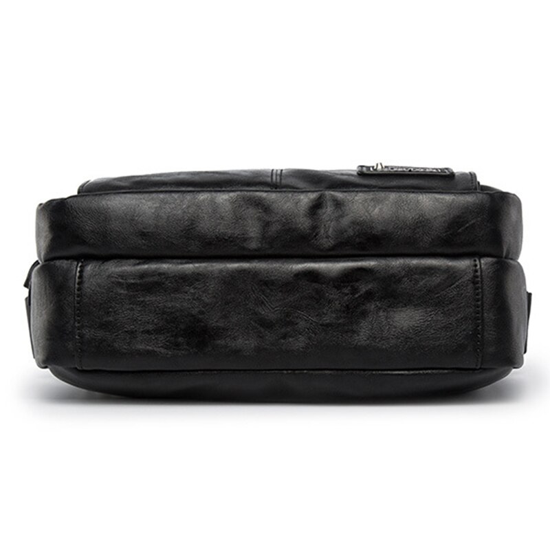 Bolso de de lujo para hombre, bolsos de hombro tipo bandolera informales de cuero para hombre, Bolsa Bandolera de viaje pequeña Vintage con solapa, Bolsas masculinas