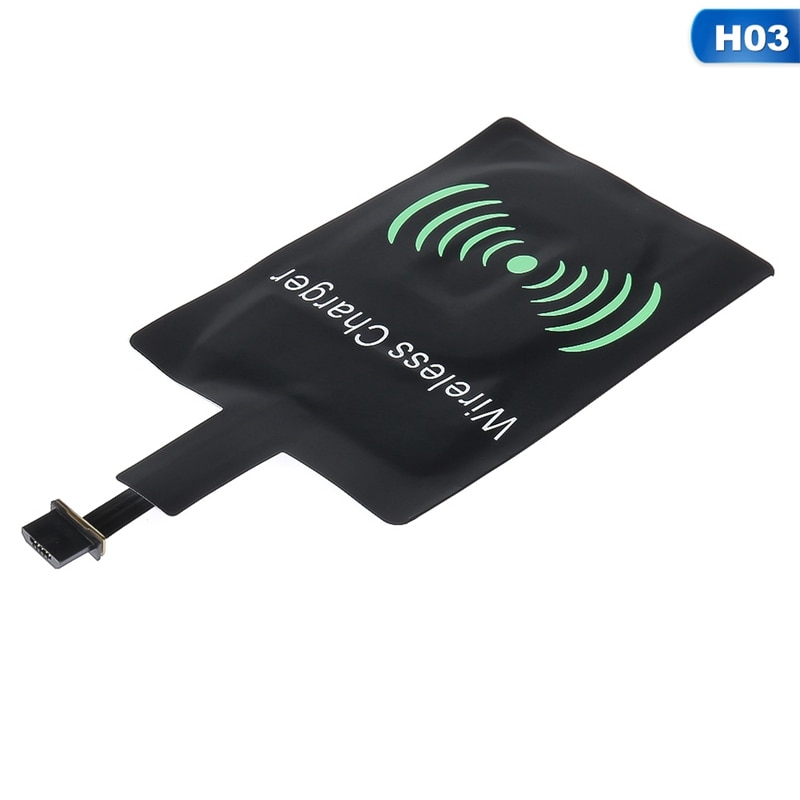 Universal Android Qi Wireless Charging Receiver Micro USB Wireless Charger Receiving Patch For MicroUSB Phones For Iphone