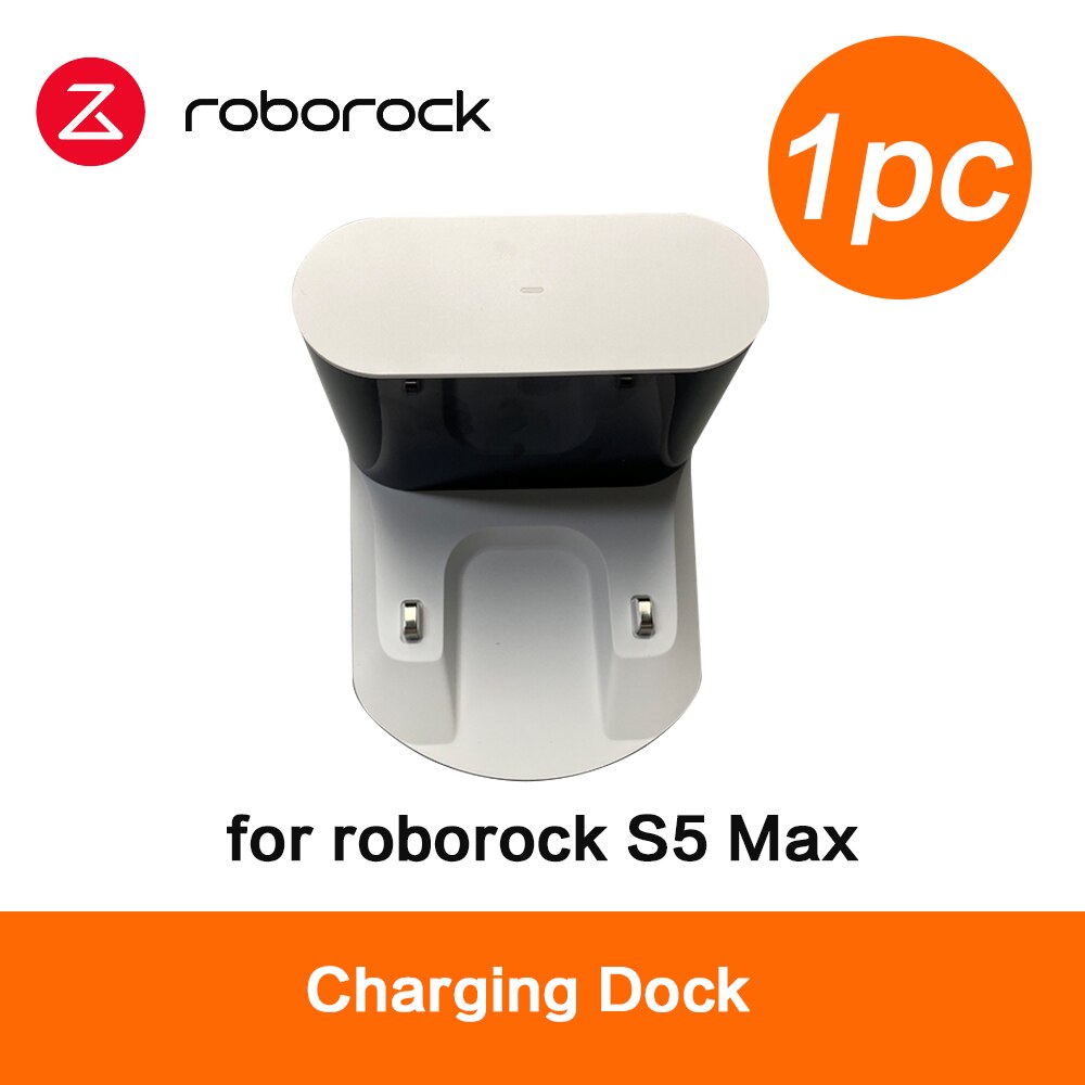 Original Roborock Vacuum Cleanner Parts Suitable For Roborock 2 S5 Max Cleaning Robot Spare Parts Electric Water Tank: Charging Dock White