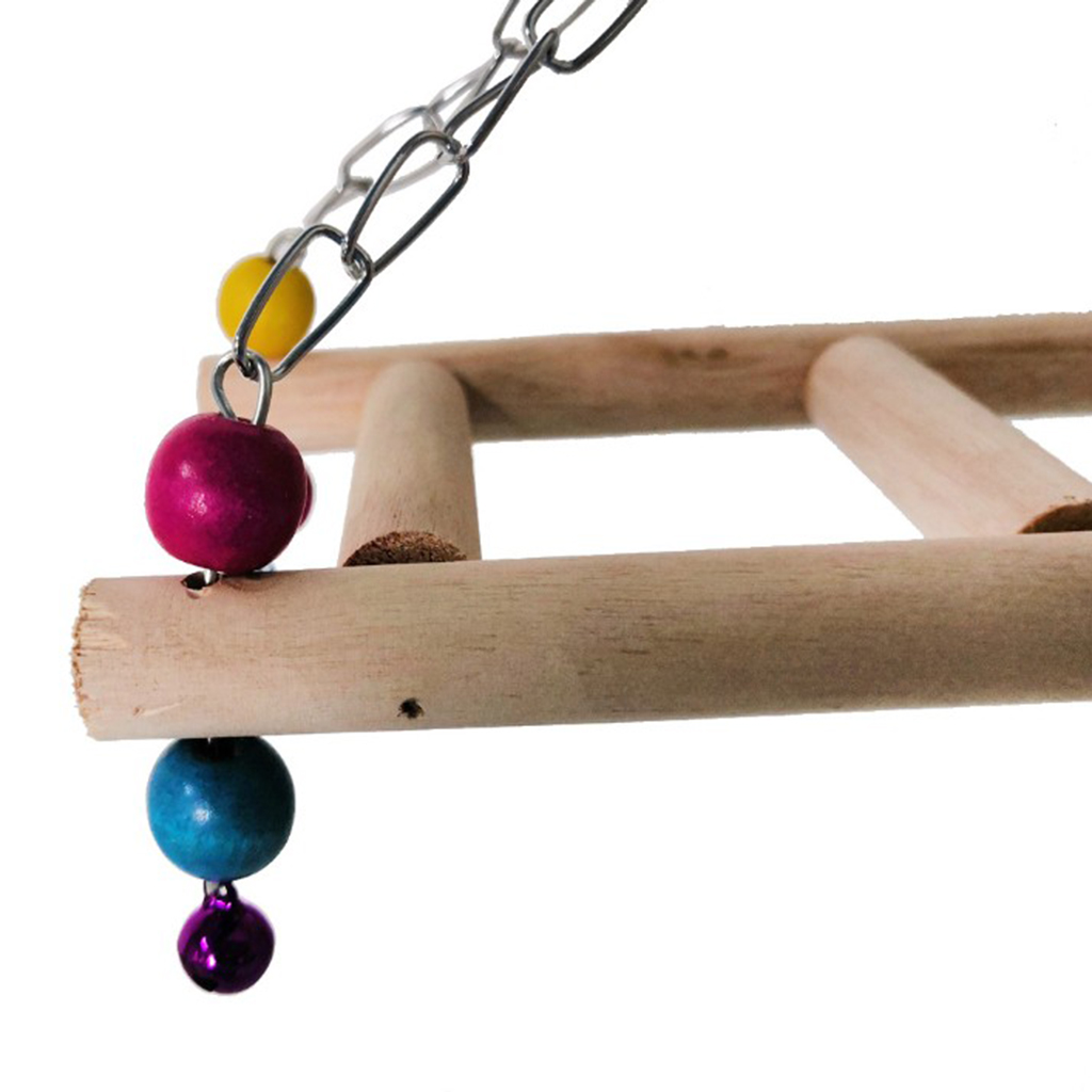 Chicken Ladder Swing Chicken Perch Stand For Chicken Birds Parrots Pet Cage Hanging Accessory Birds Chicken Macaws