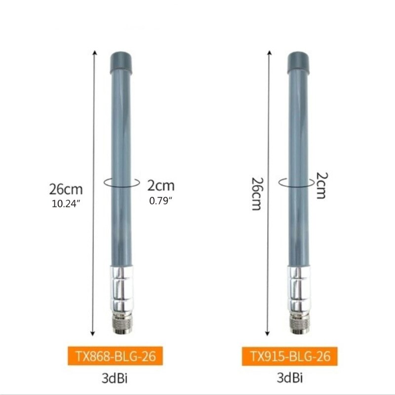 868/915MHz Winddicht Fiberglas Antenne für Lora Daten Sammler draussen Antenne Signal Empfang Werkzeuge