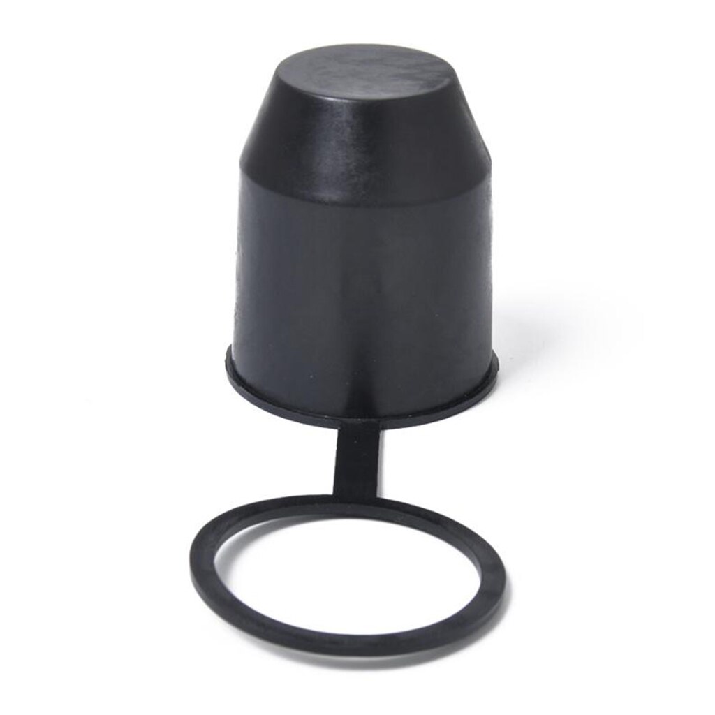 3 st 50mm svart plast + gummi drag kulkoppling cap täcka bil van trailer