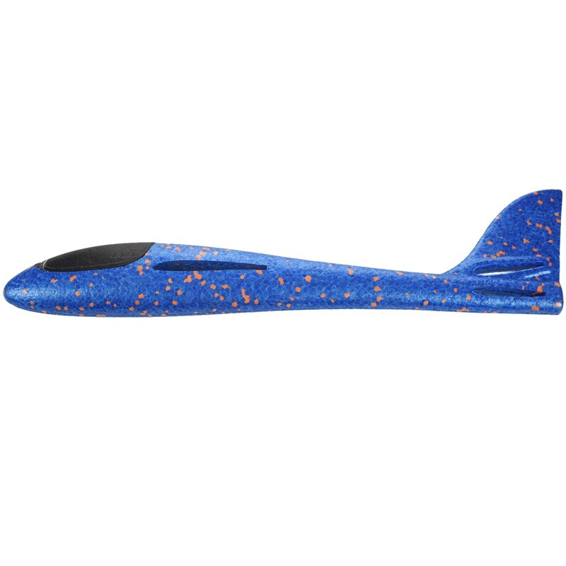 48Cm Hand Gooi Verlichting Up Flying Zweefvliegtuig Vliegtuig Glow In The Dark Speelgoed Foam Vliegtuig Model Led Flash Games speelgoed Voor Kinderen