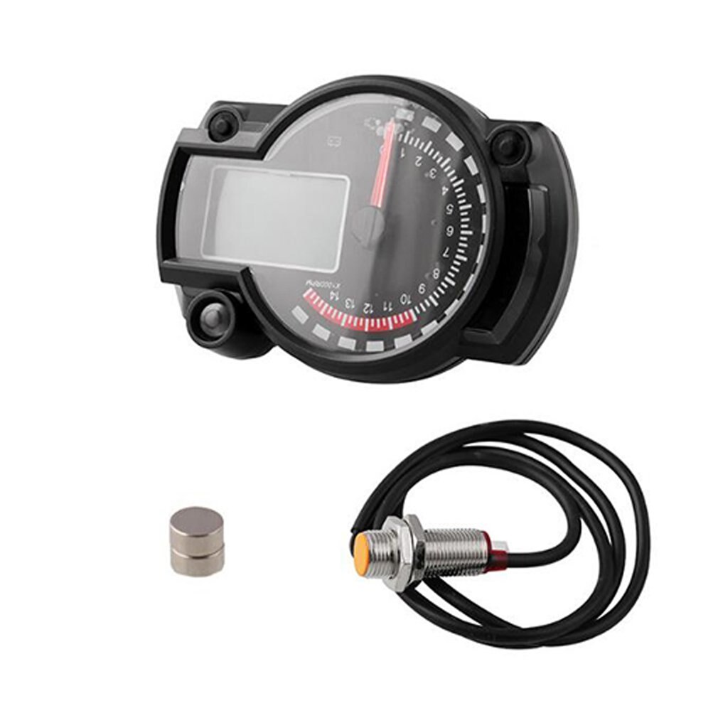 Motorcycle Speedometer Universal Waterproof LCD Digital Odometer Speedometer Motorcycle Modified Parts