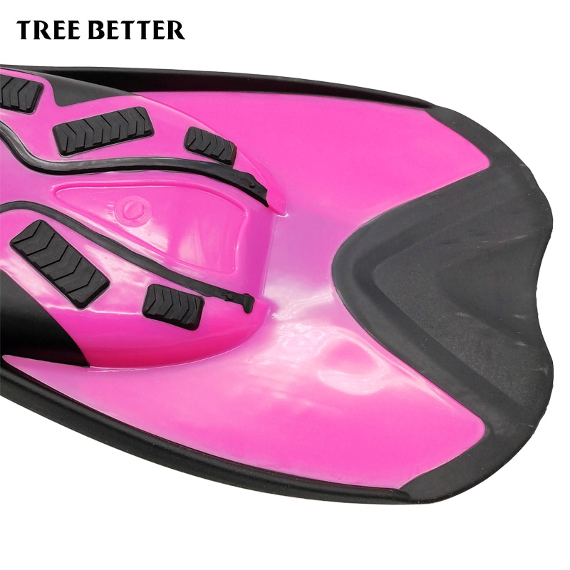 Boom Beter Zwemmen Vinnen Volwassen Snorkelen Voet Flipper Kids Duiken Vinnen Beginner Zwemmen Apparatuur Draagbare Korte Kikker Schoenen