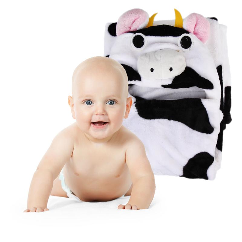 Baby Badjas Leuke Animal Cartoon Baby Deken Kids Hooded Badjas Peuter Baby Badhanddoek Pasgeboren Baby Deken Kinderen Handdoek