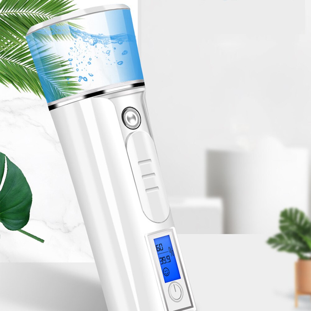 Bærbar ansigts fugtgivende enhed nano spray rehydreringsmåler multifunktion ansigts fugtgivende skønhed ansigtsfugtning