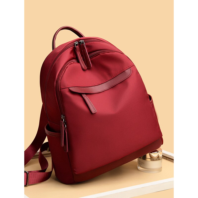 Zaino da donna zaino da scuola versatile da viaggio Oxford di grande capacità per il tempo libero da donna