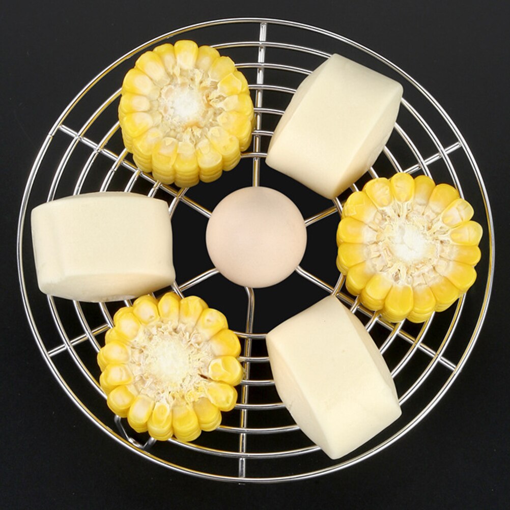 Stainless Steel Steamer Rack Multi-Purpose Round Cooling Rack for Steaming