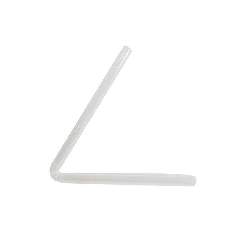Codo de vidrio, conducto de vidrio, tubo en T, tubo en Y, 60 grados, 90 grados, codo de 120 grados, tubo de vidrio de laboratorio químico: 60 angle   7-8mm
