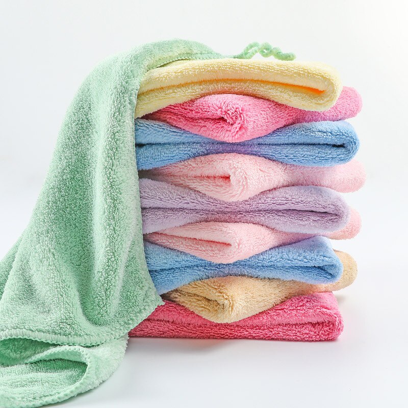 Curbblan baby badhandduk för barn babyhandduk 10 st 30*30cm små ansiktshanddukar set huva baby microfiber muslin handduk