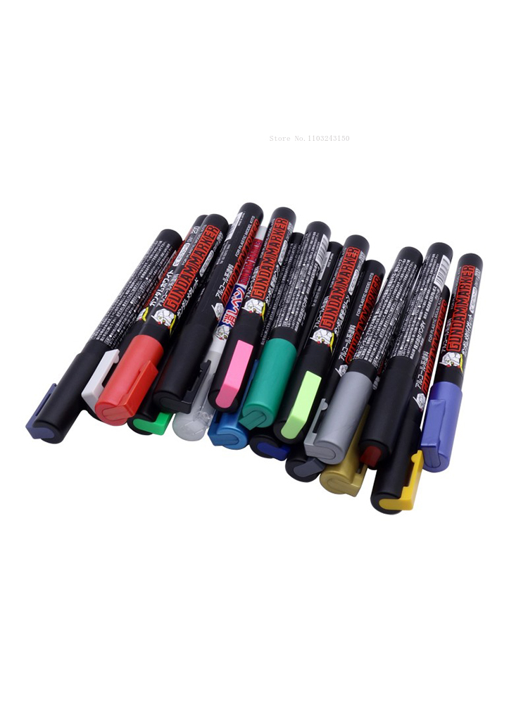 Rotulador de aceite para colorear modelo de Metal/General, suministros de pintura de arte, modelo de mano, bolígrafo de pintura de Color adicional, bolígrafo de dibujo para estudiantes